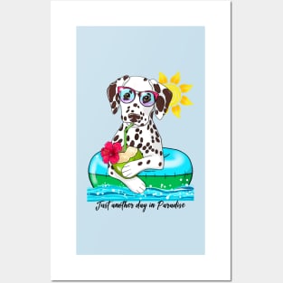 Dalmatian Just Another Day in Paradise liver spots Posters and Art